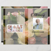 Roze rouwtemplate (Voorkant / Achterkant)