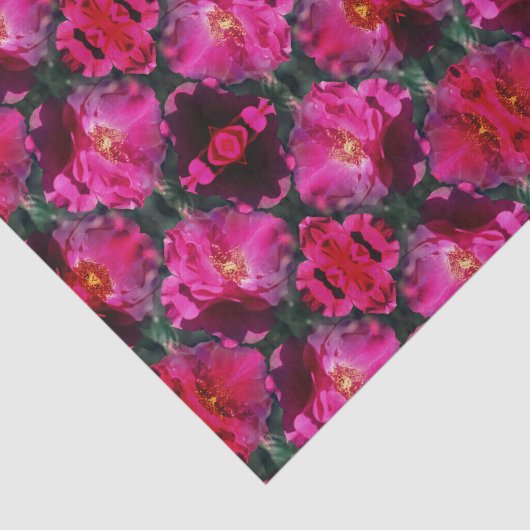 Roze roze Abstract patroon ontkoppelen Tissuepapier (Detail)