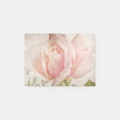 Roze roze achtergrondse Rozen bloemen Post-it® Notes (Voorkant)