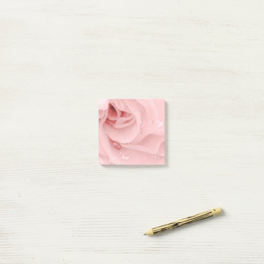 Roze roze advertentie post-it® notes (Op bureau)