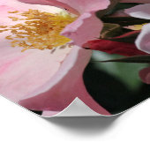 Roze roze afdrukken poster (Hoek)