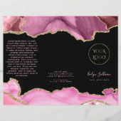 roze roze agate brochure (Voorkant)