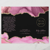 roze roze agate brochure (Voorkant)