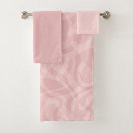 Roze roze bad handdoek