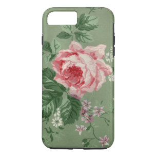  roze roze behangpapier afdrukken 	iPhone 8/7 plus hoesje