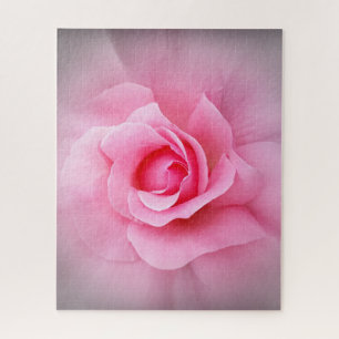 Roze roze bladen legpuzzel