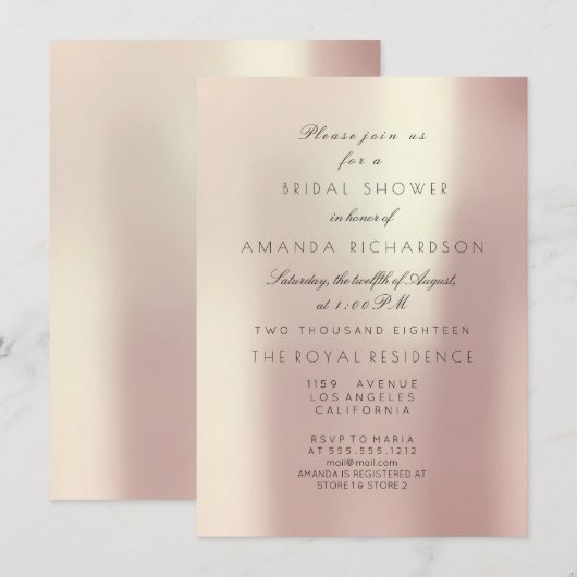 Roze roze bleekpasta vroeg Vrijgezellenfeest Kaart (Voorkant / Achterkant)