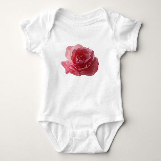 Roze roze bloem bloesem Baby Bodysuit (Voorkant)