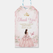 Roze Roze Bloem Boog Lint Quinceañera Bloem