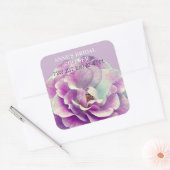 Roze Roze Bloem Foto Sticker Vrijgezellenfeest (Envelop)