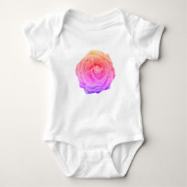 Roze roze bloem Fotografie Baby Bodysuit
