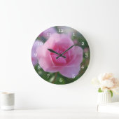 Roze roze bloem grote klok (Huis)
