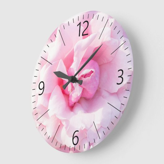 Roze roze bloem grote klok (Hoek)
