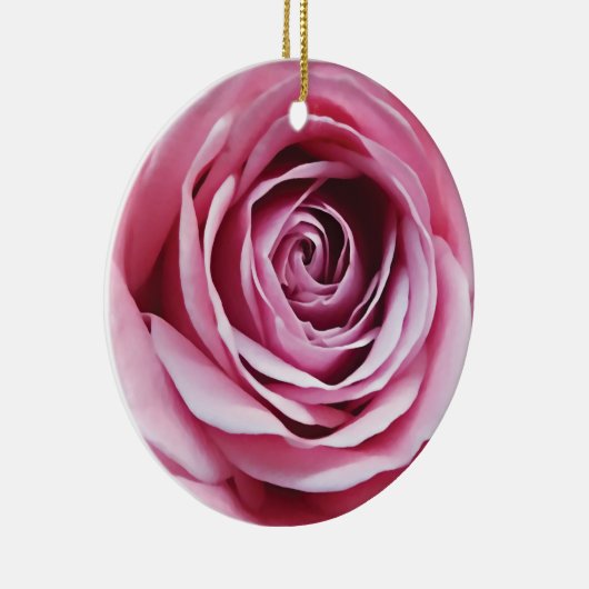 Roze roze bloem keramisch ornament (Rechts)