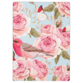  roze roze bloem | Klantenklembord voor ventilator Klembord (Achterkant)