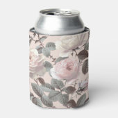 Roze Roze Bloem Koeler (Blikje Voorkant)