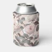 Roze Roze Bloem Koeler (Blikje Achterkant)