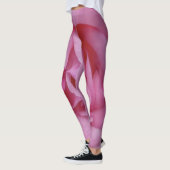 Roze roze bloem leggings (Links)