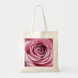 Roze roze bloem Tuin Tote Bag