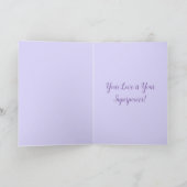 Roze roze bloem Uw Liefde Permeates Citaat Kaart (Binnen)