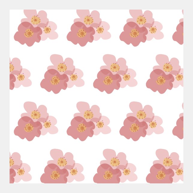 Roze Roze Bloemen (Voorkant)