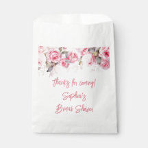 Roze Roze Bloemen Bloemachtige Shower Favoren