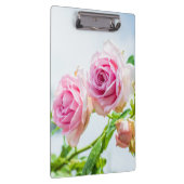 Roze roze bloemen klembord (Rechts)