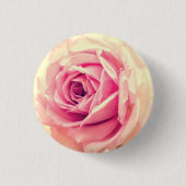  Roze roze bloemen Ronde Button 3,2 Cm (Voorkant)