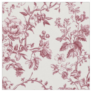 Roze Roze Bloemendessin Stof
