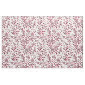 Roze Roze Bloemendessin Stof (Fat Quarter)