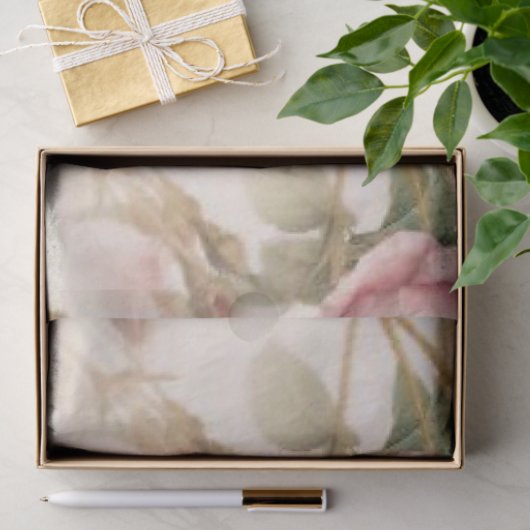 roze roze bloemenrooster ontkoppeling tissuepapier (Geschenk)