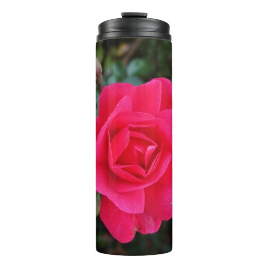  roze roze bloemfotografie thermosbeker (Voorkant)