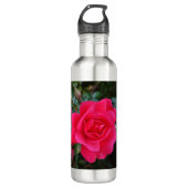  roze roze bloemfotografie waterfles  (Voorkant)