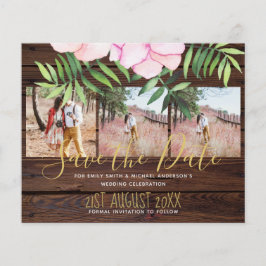 Roze Roze Bloemige Salie Bladeren Budget Bruiloft