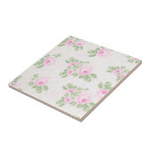  roze roze bloemkool tegeltje (Zijkant)