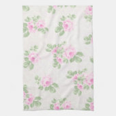 roze roze bloemkool theedoek (Verticaal)