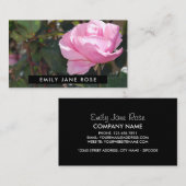 Roze roze, bloemkool visitekaartje (Voorkant / Achterkant)
