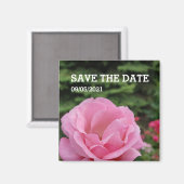 Roze roze bloemmagneten magneet (Voorkant / Achterkant)