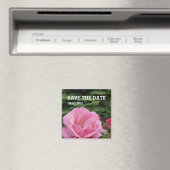 Roze roze bloemmagneten magneet (Insitu (Vaatwasser))