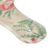  roze roze bloemmonogram blokpatroon snijplank (Hoek)