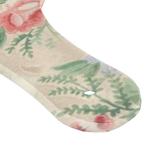  roze roze bloemmonogram blokpatroon snijplank (Hoek)