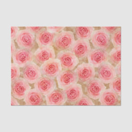  roze roze bloempatroon tissuepapier