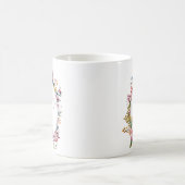 Roze Roze Blush Floral Bridesmaid Coffee Mok (Center)