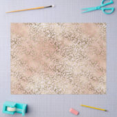 Roze Roze Blush Gold Leopard Print Tissuepapier (Craft)