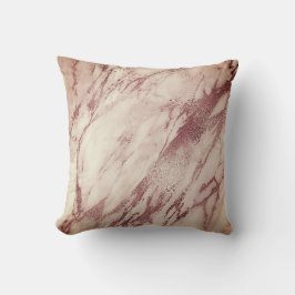 Roze Roze Blush Powder Creamy Glam Marble Copper Kussen