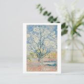 Roze roze bomen van Gogh Fine Art Briefkaart (Staand voorkant)