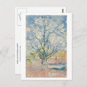 Roze roze bomen van Gogh Fine Art Briefkaart (Voorkant / Achterkant)