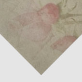  roze roze boomkorren met snijbiet ontleent aan on tissuepapier (Detail)