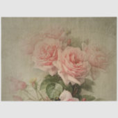  roze roze boomkorren met snijbiet ontleent aan on tissuepapier (Voorkant)