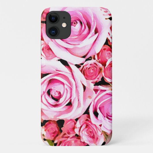 Roze roze bouquet Case-Mate iPhone case (Achterkant)
